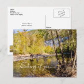 Crossing The Buffalo River Thinking Of U Postcard ポストカード (正面/裏面)