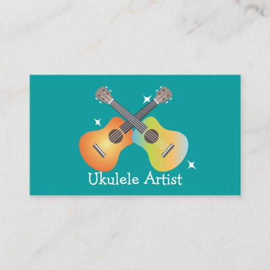 Crossing Ukes Ukuleleアーティスト名刺 名刺 (正面)
