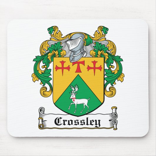Crossleyの家紋 マウスパッド (正面)