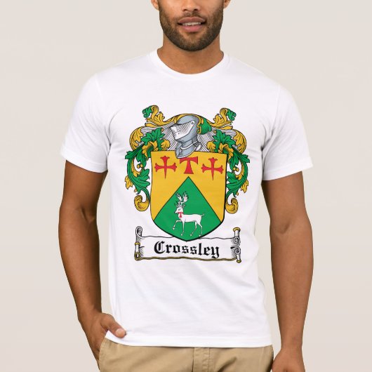Crossleyの家紋 Tシャツ (正面)