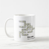 Crossmath Puzzle 1 Coffee Mug コーヒーマグカップ (左)