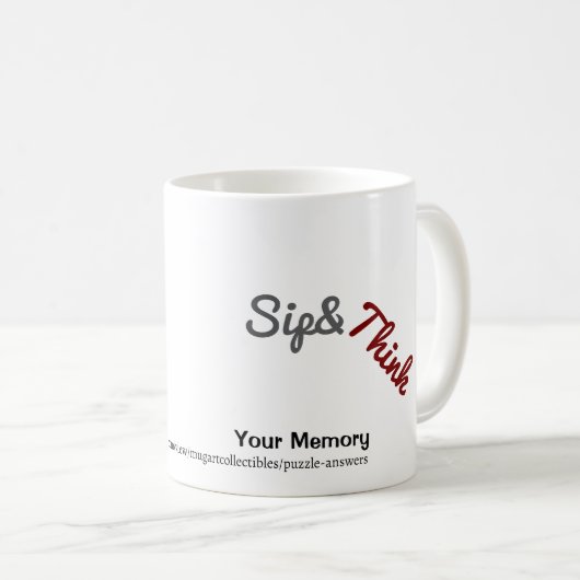 Crossmath Puzzle 2 コーヒーマグカップ (正面右)