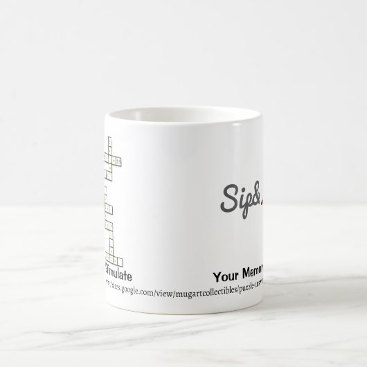 Crossmath Puzzle 2 コーヒーマグカップ (中央)