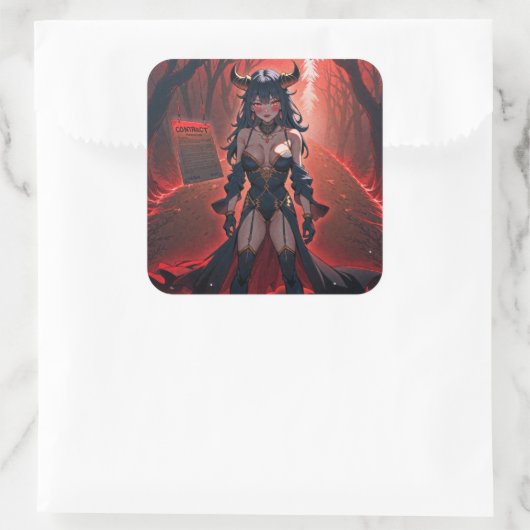 Crossroads連絡, Anime Demonでデモ スクエアシール (バッグ)