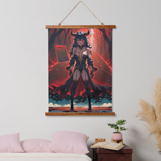 Crossroads連絡, Anime Demonでデモ 吊り下げ型タペストリー (寝室)