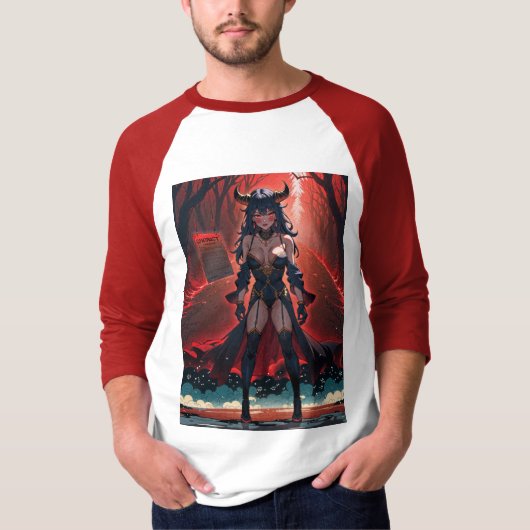 Crossroads連絡, Anime Demonでデモ Tシャツ (正面)