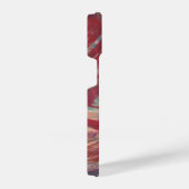 Crossroads – Bold Abstract Red Pattern iPhone Case iPhoneケース (右側面)