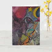 ～CROSSROADS RAVEN～CROW～グリーティングカード カード (黄色い花)