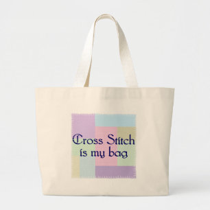 Crosstitchのトートバック ラージトートバッグ