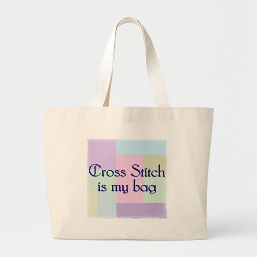Crosstitchのトートバック ラージトートバッグ (正面)