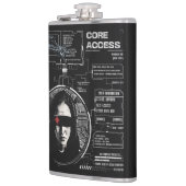 Crosswired - Brutalistストリートウェアデザイン フラスク (左)