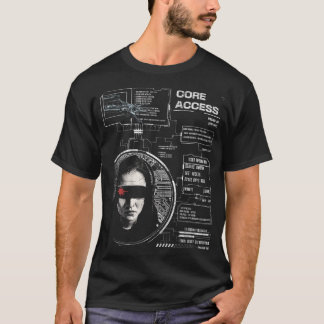 Crosswired - Brutalistストリートウェアデザイン Tシャツ