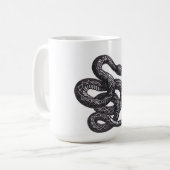 Crotalus Cascavella Snake (Venemous Pit Viper) コーヒーマグカップ (正面左)