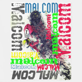 Crotch Rocket通りレースバイク名1 フリースブランケット