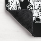 CrotonおよびBull -やる気を起こさせるな体育館のミーロ マウスパッド (コーナー)