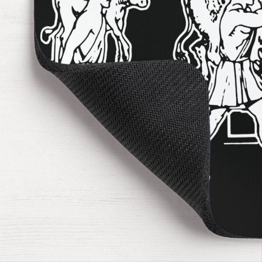 CrotonおよびBull -やる気を起こさせるな体育館のミーロ マウスパッド (コーナー)