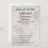 Crouching Tigerカスタマイズ可能招待状 招待状 (裏面)