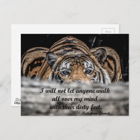 Crouching Tigerポス感動的トカード ポストカード (正面/裏面)