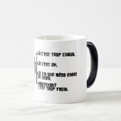 Croustimug Chronologique Thermique モーフィングマグカップ (正面右)