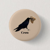 Crow 缶バッジ (正面)