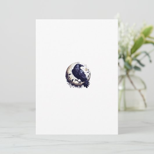 crow and moon  招待状 (スタンド正面)