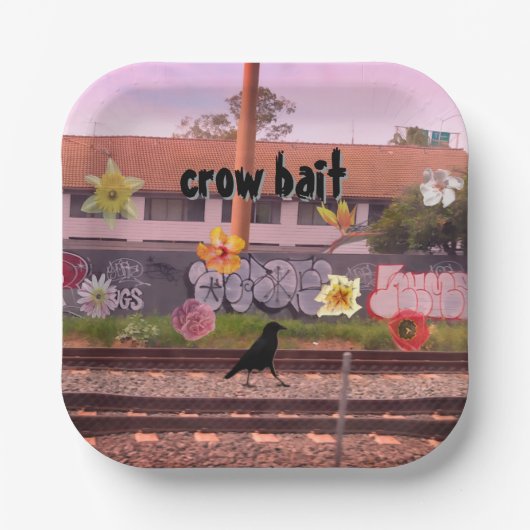 Crow Bait Paper Plate ペーパープレート (正面)