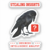 Crow Business Intelligence Analyst シール (正面)
