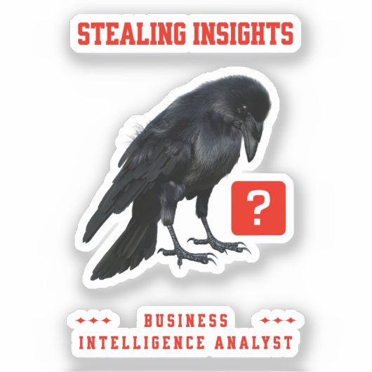 Crow Business Intelligence Analyst シール (正面)