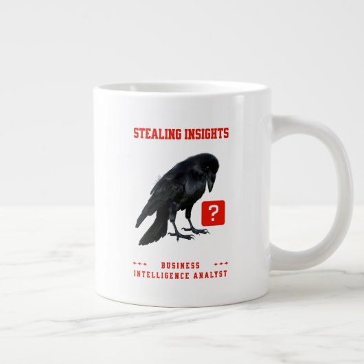Crow Business Intelligence Analyst ジャンボコーヒーマグカップ (右)
