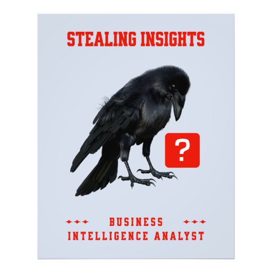 Crow Business Intelligence Analyst フォトプリント (正面)