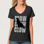 Crow Clever Raven Crow Blackbird Tシャツ (正面)
