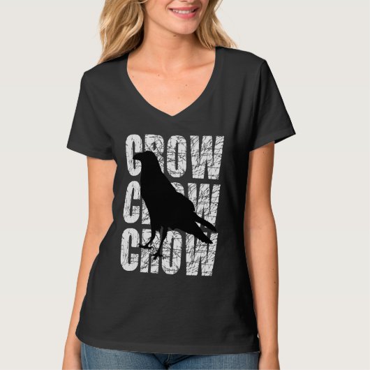 Crow Clever Raven Crow Blackbird Tシャツ (正面)