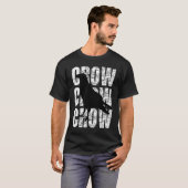 Crow Clever Raven Crow Blackbird Tシャツ (正面フル)
