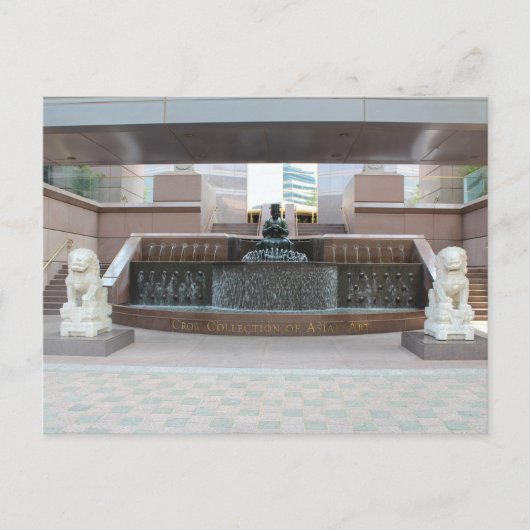 Crow Collection of Asian Art Fountain # 2 ポストカード (正面)