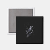 Crow F-Caw-F Funny Bird Saying Humor Meme マグネット (正面/裏面)
