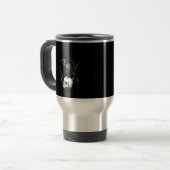 Crow F-Caw-F Funny Bird Saying Humor Meme Desin トラベルマグ (正面左)