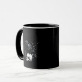 Crow F-Caw-F Funny Bird Saying Humor Meme Desin マグカップ (正面左)