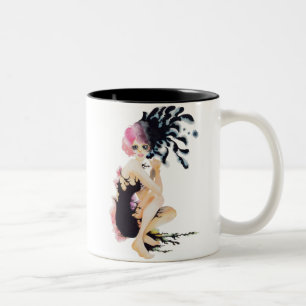 Crow girl-Mug ツートーンマグカップ