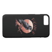Crow Gothic Funny F-Caw-F Humor Classic Style Case-Mate iPhoneケース (裏面(横))