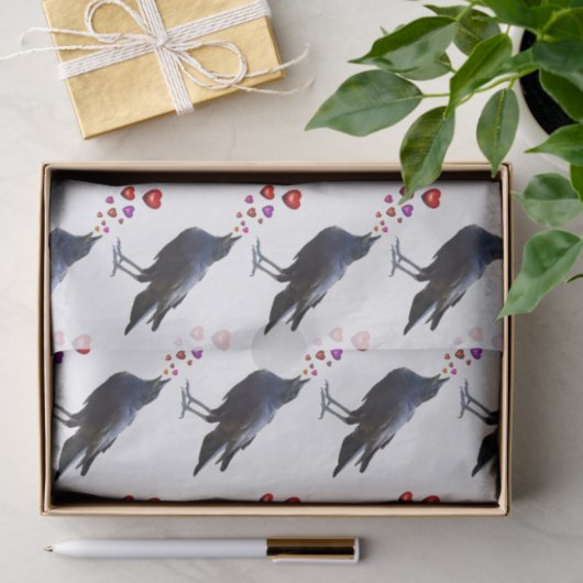 Crow Hearts Tissue Paper 薄葉紙 (ギフト)
