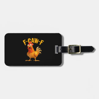 Crow Humor F-Caw-F Gothic Funny Retro Cool ラゲッジタグ