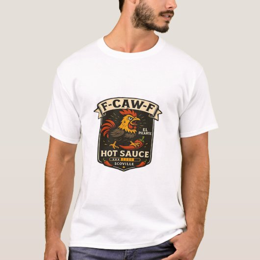 Crow Humor Funny Gothic F-Caw-F Tシャツ (正面)