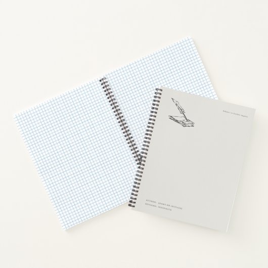 Crow-quilled Notebook- Regency Correspondence  ノートブック (内部)