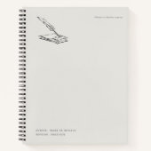 Crow-quilled Notebook- Regency Correspondence  ノートブック (正面)