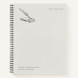 Crow-quilled Notebook- Regency Correspondence ノートブック