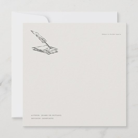 Crow-quilled page- Regency Correspondence (正面)