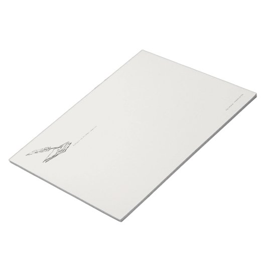 Crow-quilled page- Regency Correspondence ノートパッド (アングル)