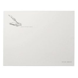 Crow-quilled page- Regency Correspondence ノートパッド