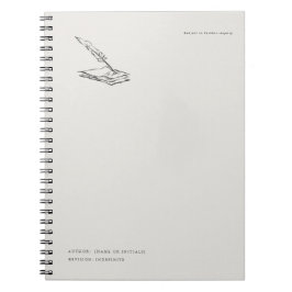 Crow-quilled page- Regency Correspondence ノートブック