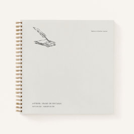 Crow-quilled page- Regency Correspondence ノートブック